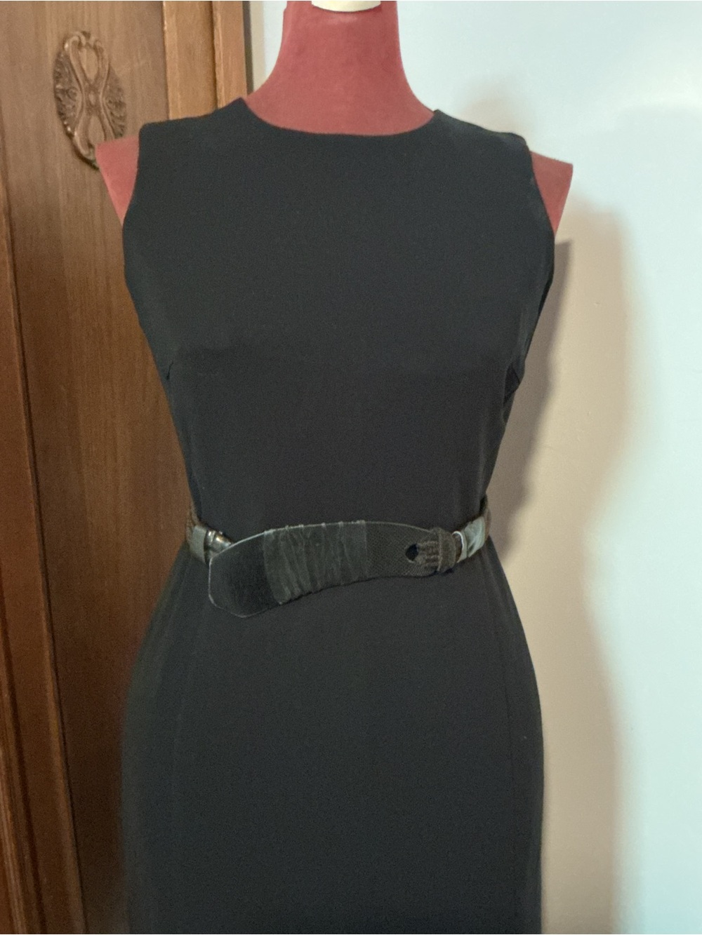 vintage avant-garde leather belt